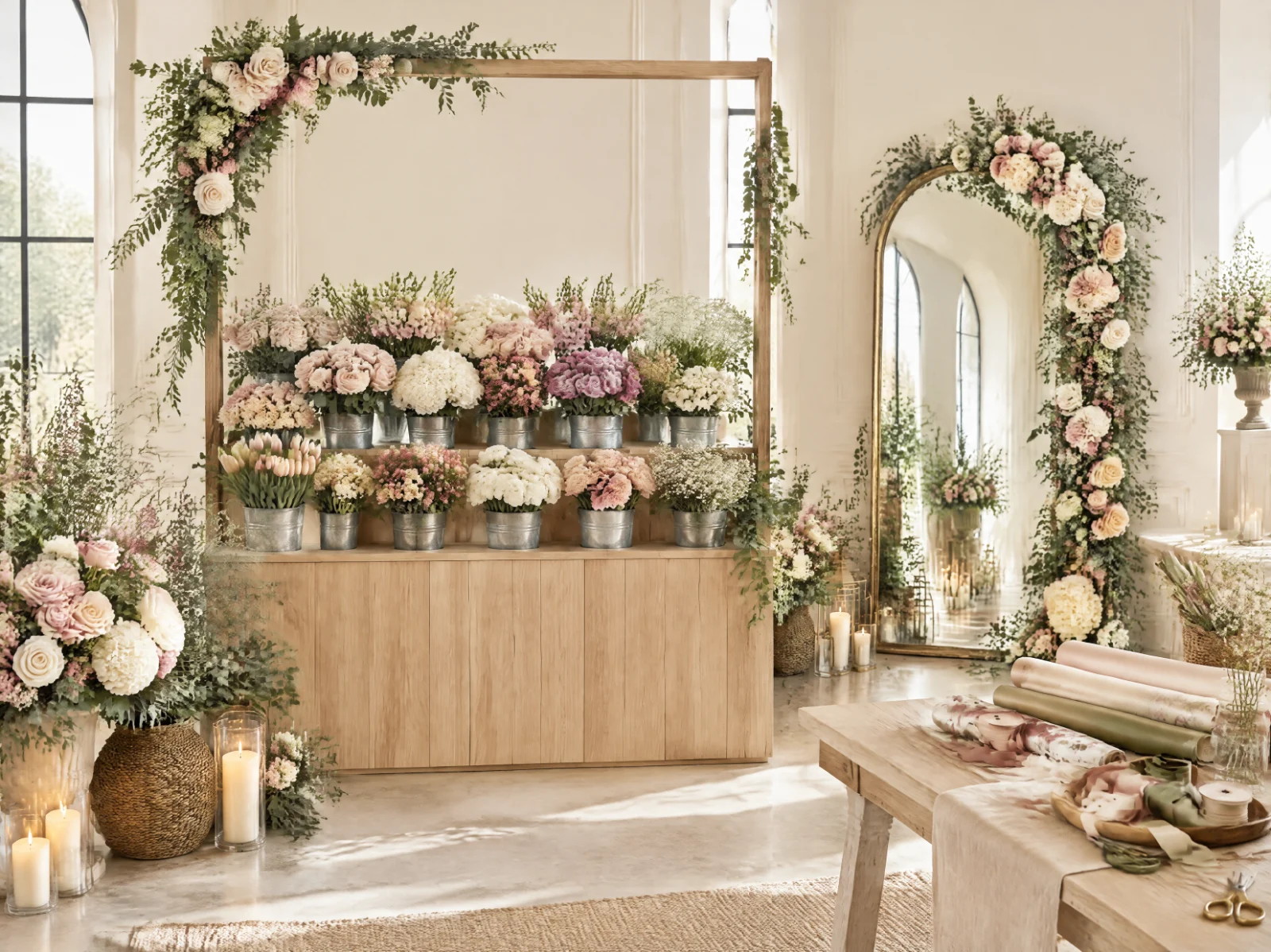 Signature Bloom Bar setup